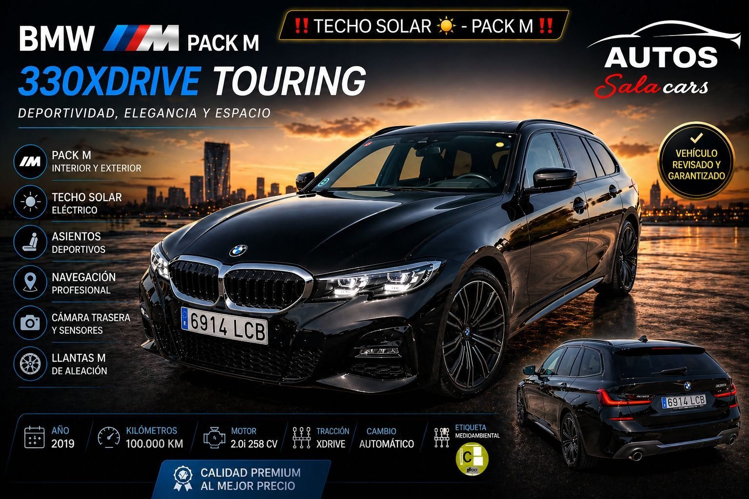 BMW Serie 3 330i Xdrive pack M 