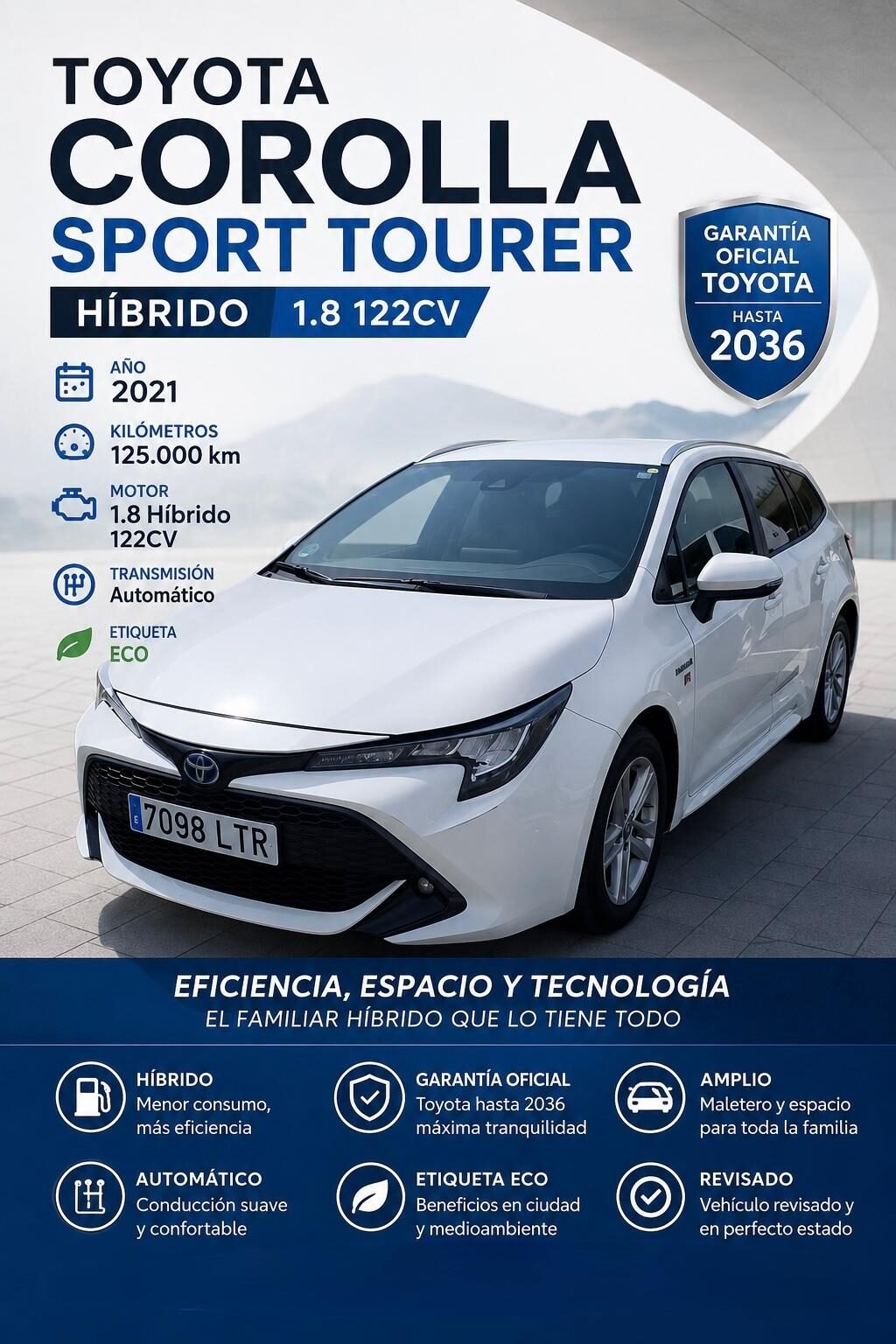 TOYOTA COROLLA ACTIVE TECH TOURING SPORT