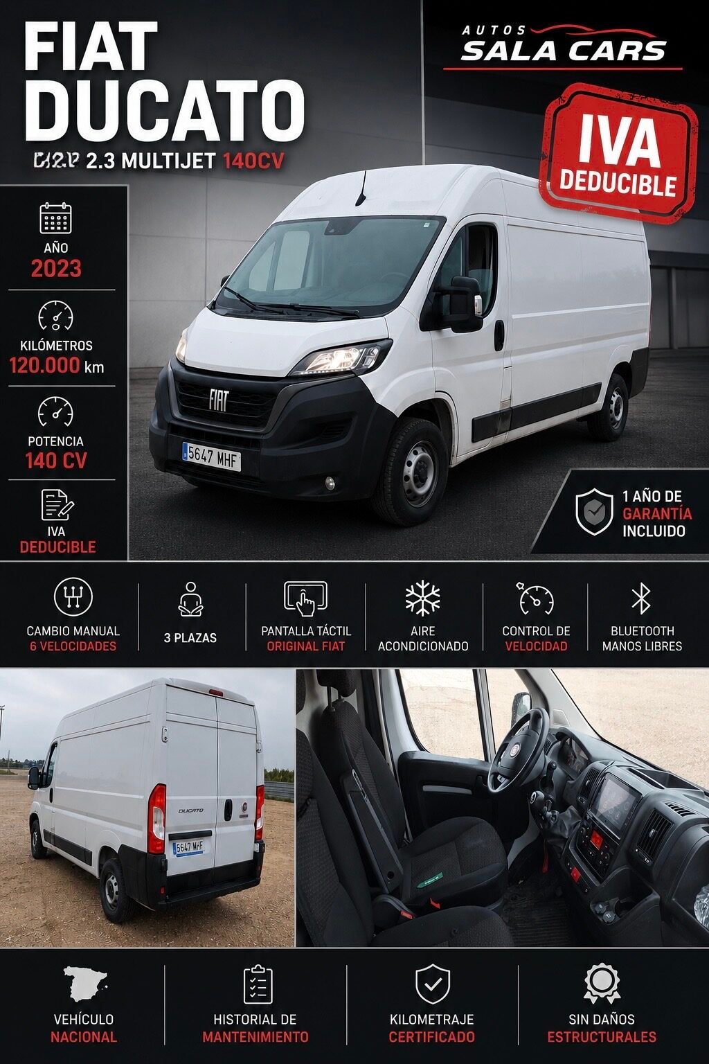 FIAT DUCATO L2H2 2.3 140CV